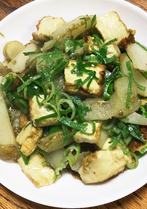 【創味シャンタン】菊芋と厚揚げの簡単炒め-レシピのメイン写真