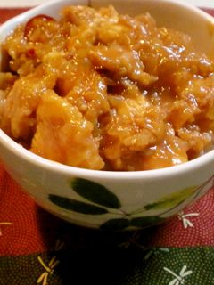簡単エビチリ丼-レシピのメイン写真