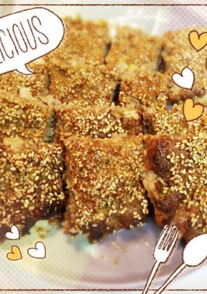 牛豚挽き肉の松風焼風-レシピのメイン写真