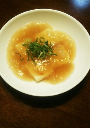 平日ご飯☆豆腐のおろしあんかけ☆-レシピのメイン写真