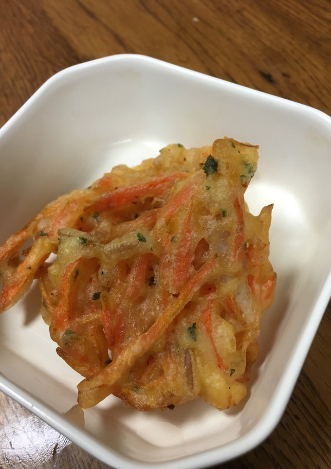 ハムと人参の洋風かき揚げ-レシピのメイン写真