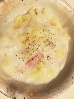 白菜のクリーム煮-レシピのメイン写真