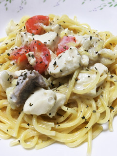 豆乳のお鍋パスタ-レシピのメイン写真
