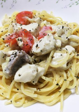 豆乳のお鍋パスタ-レシピのメイン写真