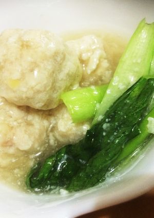 中華風♡鶏豆腐団子のあんかけ-レシピのメイン写真