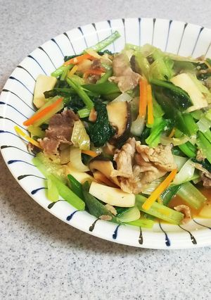 食欲そそる♡豚肉と彩り野菜の中華炒め-レシピのメイン写真