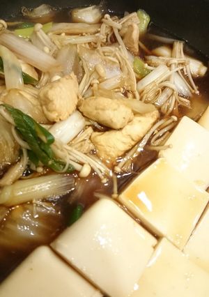 鶏胸肉と白菜のプチッと簡単すき焼き風-レシピのメイン写真