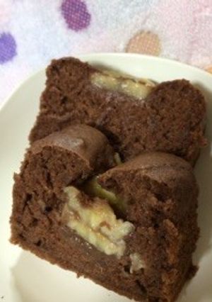 チョコバナナ☆パウンドケーキ☆HM-レシピのメイン写真