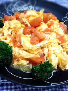 トマトと卵の炒め物-レシピのメイン写真