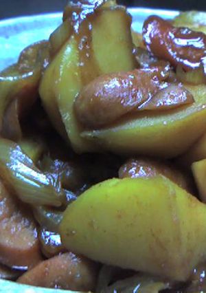 ジャガイモとウインナーのカレー肉じゃが-レシピのメイン写真