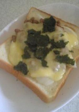 カフェランチ風納豆トースト-レシピのメイン写真