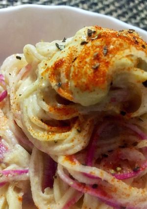酵素丸ごと♡赤カブのうに風味ローパスタ♡-レシピのメイン写真