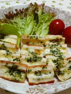 竹輪のチーズ磯辺焼き♡-レシピのメイン写真