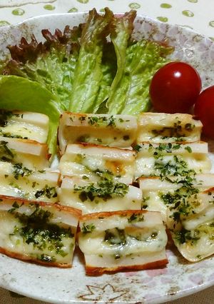 竹輪のチーズ磯辺焼き♡-レシピのメイン写真