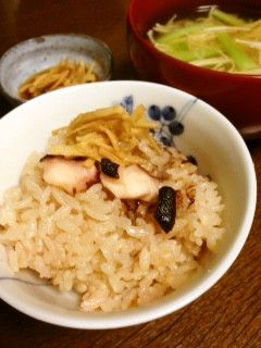 タコの炊き込み御飯-レシピのメイン写真