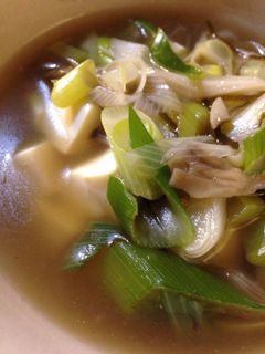 長ネギとキノコのあんかけ温奴-レシピのメイン写真