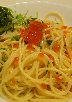 いくらサラダパスタ-レシピのメイン写真