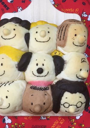 スヌーピーと仲間たち★ちぎりパン その2-レシピのメイン写真