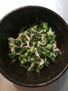 大根の葉とジャコの炒め物-レシピのメイン写真