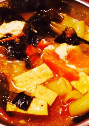 カレーわかめスープ ベジタリアン-レシピのメイン写真
