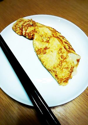 ふわふわチーズオムレツ-レシピのメイン写真