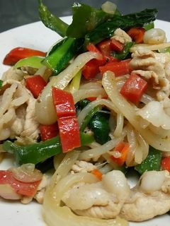 シンプル旨い‼塩レモンの豚野菜炒め-レシピのメイン写真