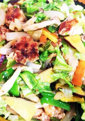 たっぷり野菜のヘルシー酢豚-レシピのメイン写真
