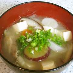 A picture of 大人も子供も喜ぶ☆豚汁☆味の決め手は？？.