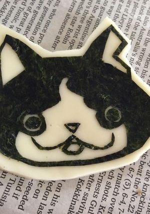 海苔アート✂️ キャラ弁 ☆ ジバニャン-レシピのメイン写真