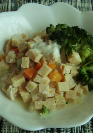 高野豆腐の玉らんサラダ-レシピのメイン写真