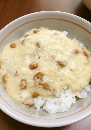 糸引かない♪なっとろろご飯-レシピのメイン写真