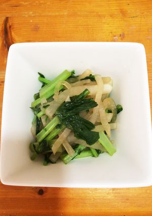 葉つき大根のひきないり-レシピのメイン写真
