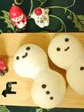 しっとり♡雪だるマン！！な白パン