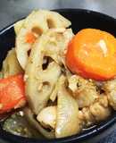 韓国家庭料理タットリタン(鶏肉煮込み)風
