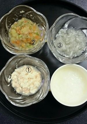 8ヶ月ベビーの離乳食(12/4夜)-レシピのメイン写真