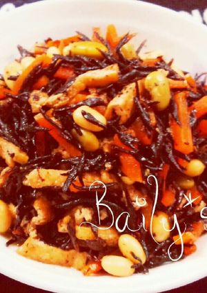 旨旨ひじき煮♬-レシピのメイン写真