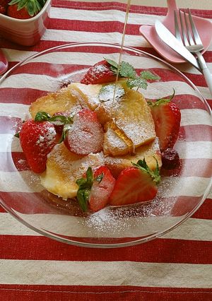 イチゴ味のフレンチトースト♪-レシピのメイン写真