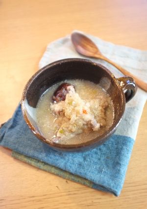 参鶏湯風キヌア入り美容スープ！-レシピのメイン写真