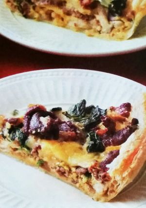 牛肉とほうれん草のキッシュ-レシピのメイン写真