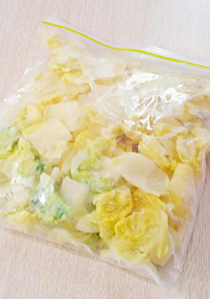 いつでも使える！白菜の冷凍保存-レシピのメイン写真