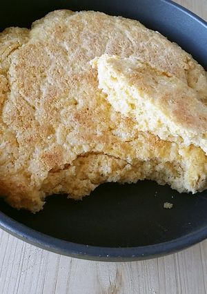 フライパンでヘルシー簡単コーンブレッド-レシピのメイン写真