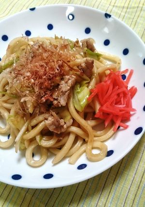 シンプル美味い！ソース焼きうどん-レシピのメイン写真