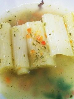 ルクエで簡単☆長ネギのスープ煮込み-レシピのメイン写真