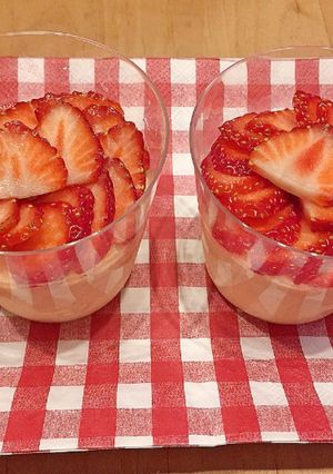簡単いちごプリン-レシピのメイン写真