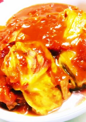 簡単ロールキャベツ トマト-レシピのメイン写真