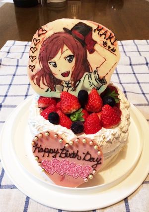 ラブライブ!まきちゃんケーキ-レシピのメイン写真