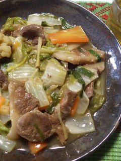 いのししの野菜中華炒め-レシピのメイン写真