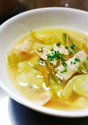 ♡キャベツ&ベーコンのあったかスープ♡-レシピのメイン写真