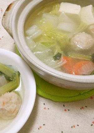 中華スープ鍋-レシピのメイン写真