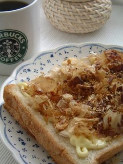 おどる花かつお♪マヨかかトースト-レシピのメイン写真